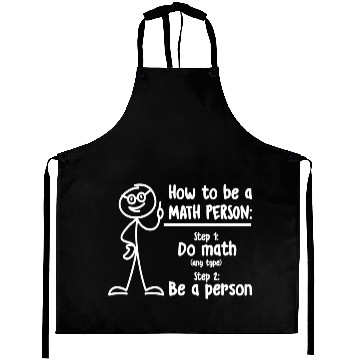 Discover How To Be A Math Person Math Teacher Aprons