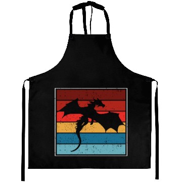 Discover Dragon silhouette Aprons