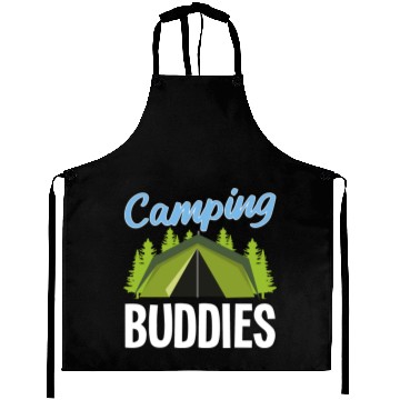 Discover Cool Camping Buddies Camper Tenting Friends Tent Aprons