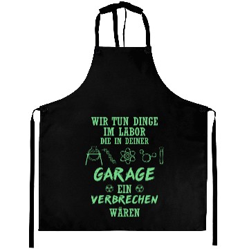 Discover Garage Chemistry Chemist Science Aprons
