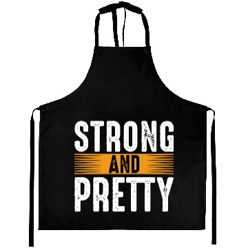 Discover Strong And Pretty Gym Workout Training Motivation Aprons