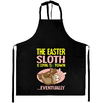 Discover Easter Bunny Sloth Animal Lover Aprons