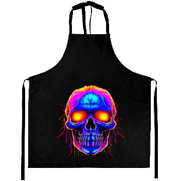 Discover Embrace the Macabre: Gothic Skull Punk Aprons