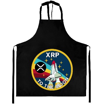 Discover XRP Cryptocurrency-TO THE MOON Aprons