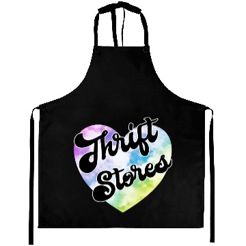 Discover Thrift Stores pastel clouds heart Aprons
