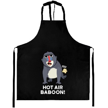 Discover Hot Air Baboon Funny Farting Monkey Aprons