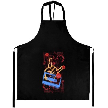 Discover devil horns hand Aprons