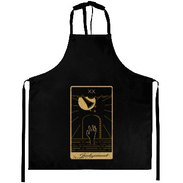 Discover Tarot Card Judgement Occult Gothic Halloween Aprons