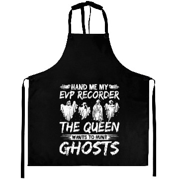Discover Evp Recorder Queen Ghost Hunting Aprons