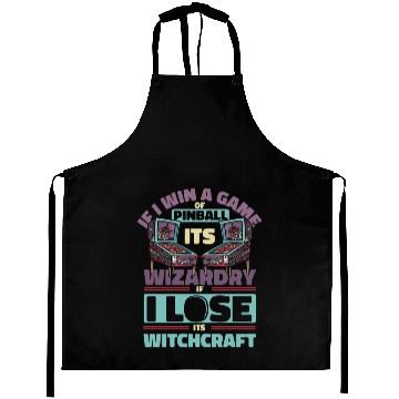 Discover Pinball Funny Pinball Wizard Aprons