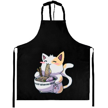 Discover Ramen Anime Kawaii Neko Cat Aprons