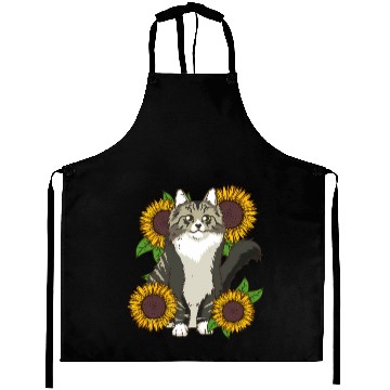 Discover Floral Sunflower Norwegian Forest Aprons