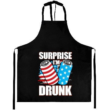 Discover Surprise I'm drunk Aprons