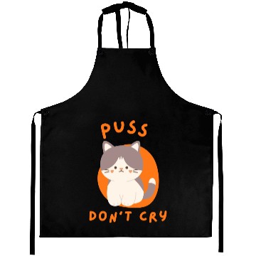 Discover Cat don't cry Aprons