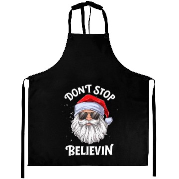 Discover Don'T Stop Believin Santa Aprons