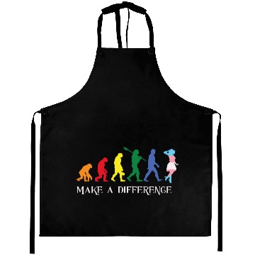 Discover Gay Pride LGBT Human Evolution Gay Aprons