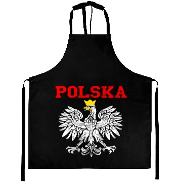 Discover Pola Polish Eagle Poland Flag Polish Pride Pola Po Aprons