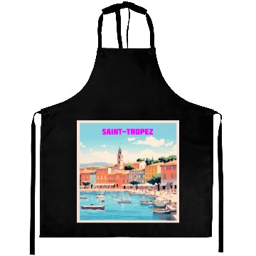 Discover "Pastel Paradise" Saint-Tropez Aprons