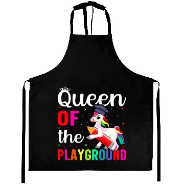 Discover Queen Of The Playground Back To School Aprons