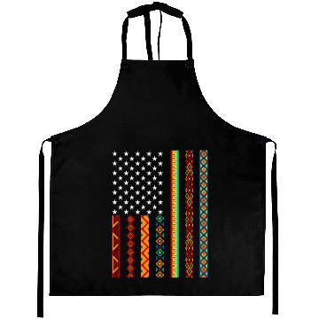 Discover African Kente Cloths American Flag Aprons