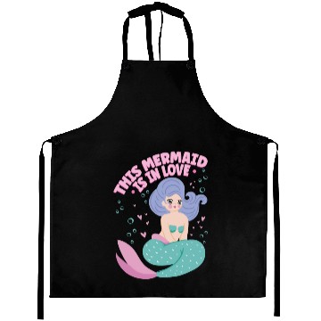 Discover This Mermaid Is In love Folklore Fantasy Fish Aprons