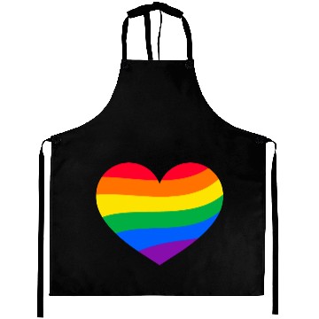 Discover lgbt Gay Pride Rainbow Heart Aprons