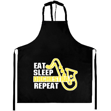 Discover EAT SLEEP ORCHESTRA REPEAT Aprons