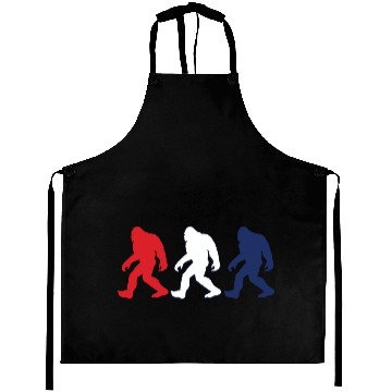 Discover Mysterious Bigfoot Sasquatch Silhouette Design Aprons