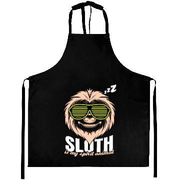 Discover Sloth is my Spirit Animal Aprons