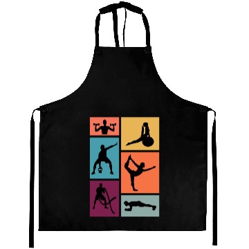 Discover Fitness Exercise Workout Gym Aprons