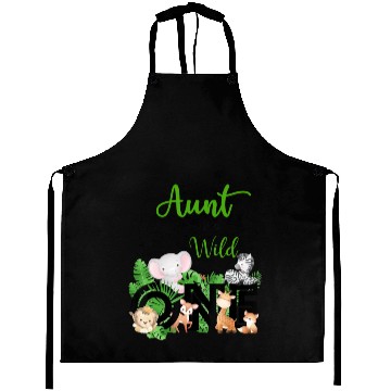 Discover Aunt of The Wild One Zoo 39 s Happy Birthday Aprons