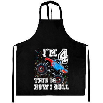 Discover Monster Trucks 4Th Party 4 Aprons