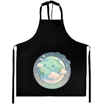 Discover Earth Happy Lovers Space Science Planet Aprons