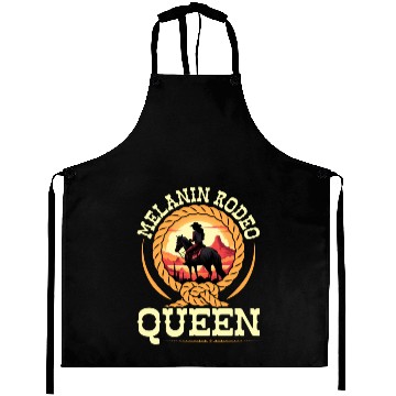 Discover Melanin Rodeo Queen Cory African-American Aprons