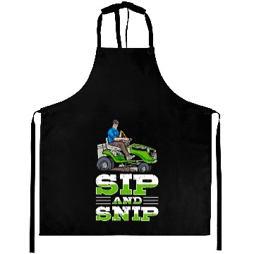 Discover Lawn Mowing Lawn Mower Gardener Gardening Beer Aprons