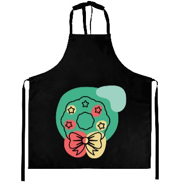Discover Abstract Wreath Aprons