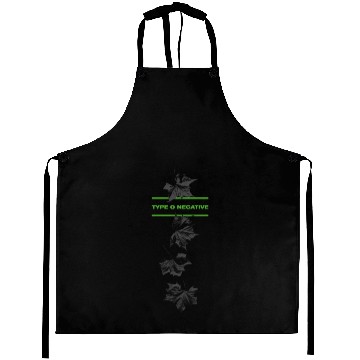 Discover Type O Negative Leaves Double Sided Black Aprons