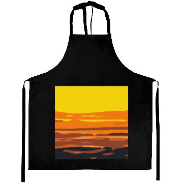 Discover Sunset Rectangle Aprons