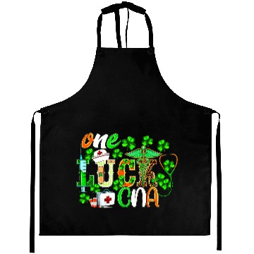 Discover St Patrick'S Day One Lucky Cna Leopard Aprons