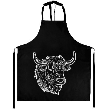 Discover Scottish Highland Cow Aprons