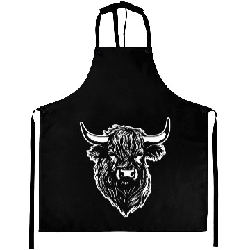 Discover Scottish Highland Cow Aprons