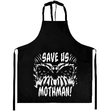 Discover Save Us Mothman Aprons
