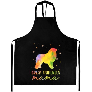 Discover Great Pyrenees Mom Colorful Great Pyrenees Gifts Aprons