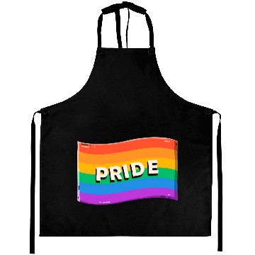 Discover Retro LGBT Pride Flag Aprons