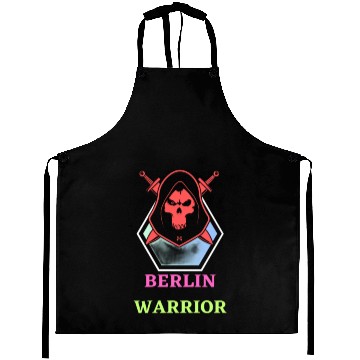 Discover Red Minimalist Berlin Warrior Aprons