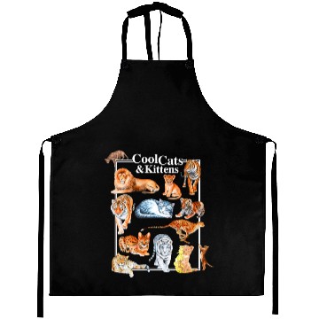 Discover Cats And Kittens Tiger Lion Leopard Felines Aprons