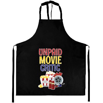 Discover Funny Unpaid Movie Critic Aprons