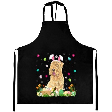 Discover Easter Egg Wheaten Dog Easter Sunday Aprons