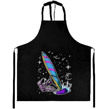 Discover Astronaut Space Surfer Windsurfing Windsurfer Aprons