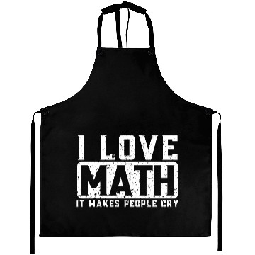 Discover Funny Math Teacher I Love Math Aprons
